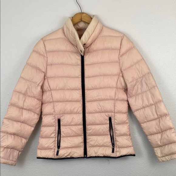 Marc New York Duck Down Pink Quilted Puffer Jacket Size M - Picture 1 of 9